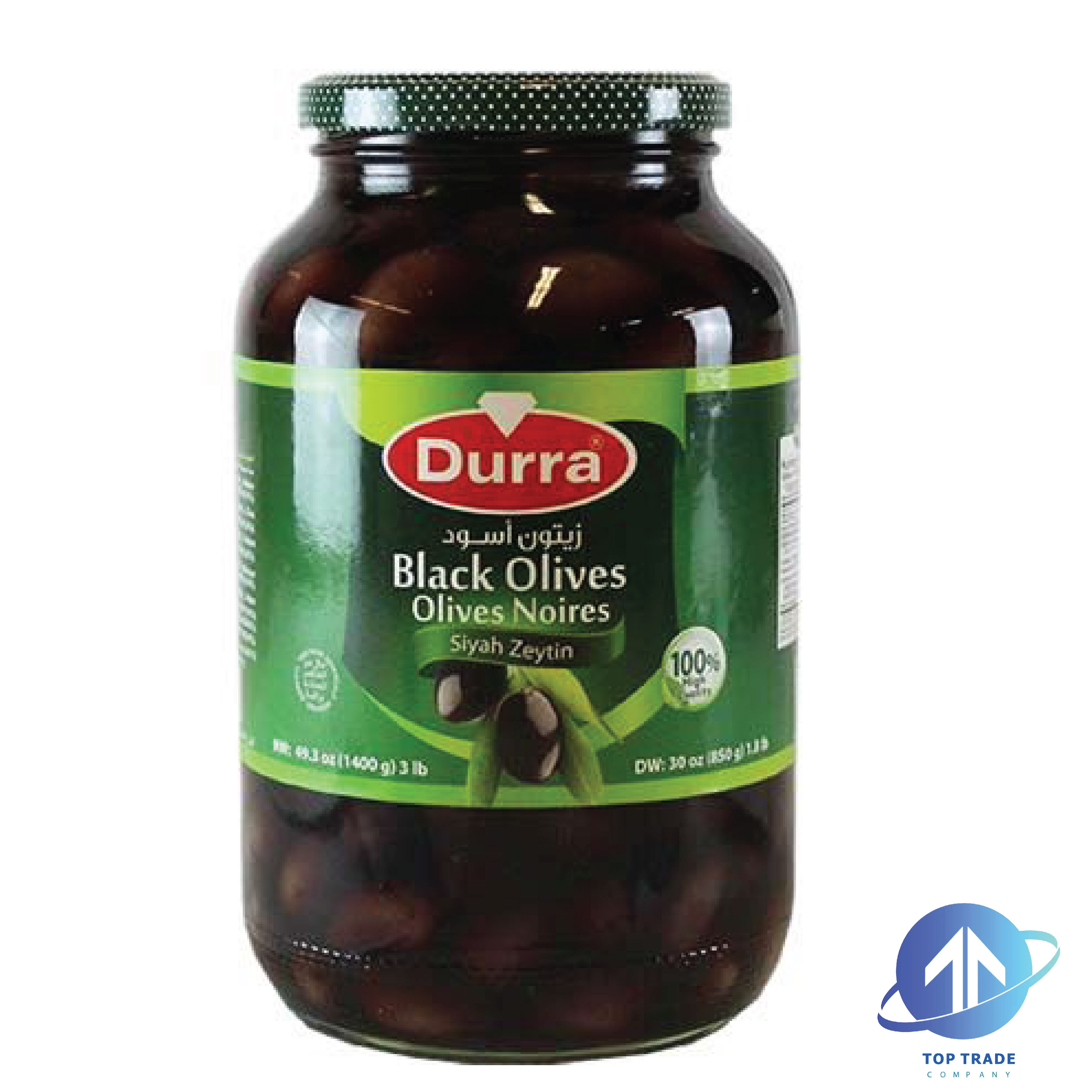 Durra Black Olives Salkini 1320gr 